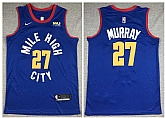 Nuggets 27 Jamal Murray Blue City Edition Nike Swingman Jersey,baseball caps,new era cap wholesale,wholesale hats